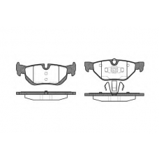 1145 00 KAWE Комплект тормозных колодок, дисковый тормоз