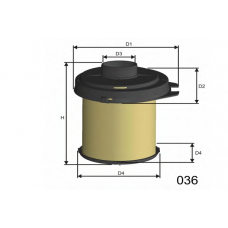 R845B MISFAT Воздушный фильтр