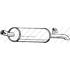 185-989 BOSAL Глушитель выхлопных газов конечный