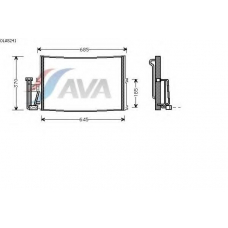 OLA5241 AVA Конденсатор, кондиционер
