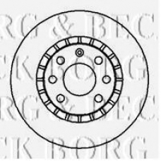 BBD4904 BORG & BECK Тормозной диск
