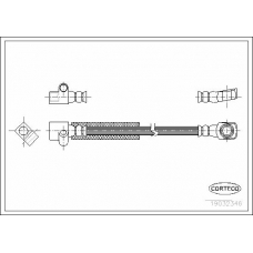 19032346 CORTECO Тормозной шланг