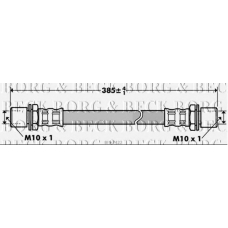 BBH7422 BORG & BECK Тормозной шланг