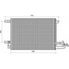 350203361000 MAGNETI MARELLI Конденсатор, кондиционер