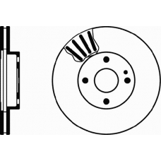MDC659 MINTEX Тормозной диск