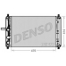 DRM09033 DENSO Радиатор, охлаждение двигателя