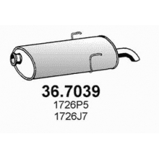 36.7039 ASSO Глушитель выхлопных газов конечный