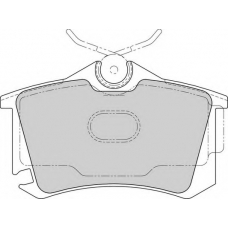 DBP391637 DURON Комплект тормозных колодок, дисковый тормоз
