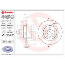 BS 7721 BRECO Тормозной диск