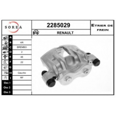 2285029 EAI Тормозной суппорт