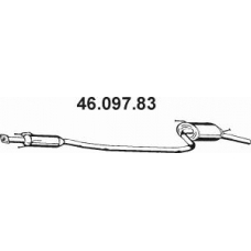 46.097.83 EBERSPACHER Глушитель выхлопных газов конечный