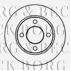 BBD4134 BORG & BECK Тормозной диск