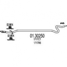 01.30250 MTS Труба выхлопного газа