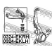 0324-EKLH FEBEST Рычаг независимой подвески колеса, подвеска колеса