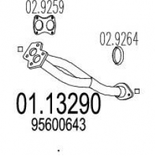 01.13290 MTS Труба выхлопного газа