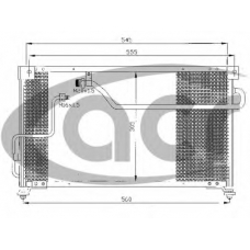 300299 ACR Конденсатор, кондиционер
