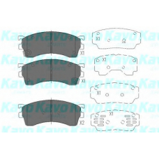 KBP-4503 KAVO PARTS Комплект тормозных колодок, дисковый тормоз