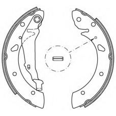 BSA2052.00 OPEN PARTS Комплект тормозных колодок