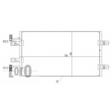 037-016-0046 LORO Конденсатор, кондиционер