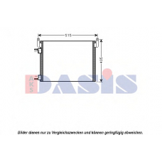 152037N AKS DASIS Конденсатор, кондиционер