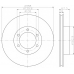 MDC1776 MINTEX Тормозной диск