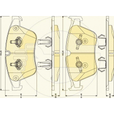 6117942 GIRLING Комплект тормозных колодок, дисковый тормоз