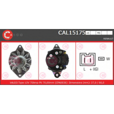 CAL15175RS CASCO Генератор