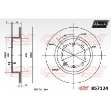 857124.6880 MAXTECH Тормозной диск