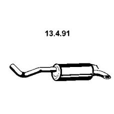 13.4.91 EBERSPACHER Глушитель выхлопных газов конечный