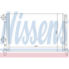 61765 NISSENS Радиатор, охлаждение двигателя