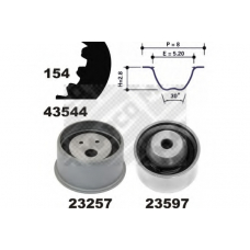 23544 MAPCO Комплект ремня ГРМ