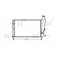 09002009 VAN WEZEL Радиатор, охлаждение двигателя