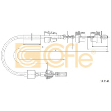 11.2146 COFLE Трос, управление сцеплением