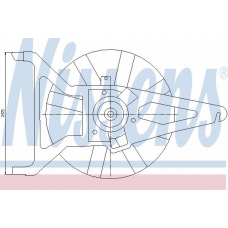 85041 NISSENS Вентилятор, охлаждение двигателя