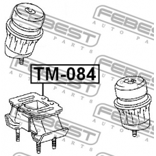 TM-084 FEBEST Подушка двигателя задняя