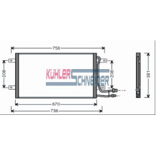 3520401 KUHLER SCHNEIDER Конденсатор, кондиционер