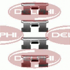 LX0059 DELPHI Комплектующие, колодки дискового тормоза