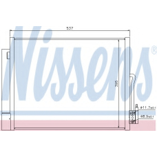 940156 NISSENS Конденсатор, кондиционер