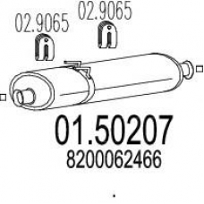 01.50207 MTS Средний глушитель выхлопных газов