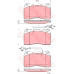 GDB1603 TRW Комплект тормозных колодок, дисковый тормоз