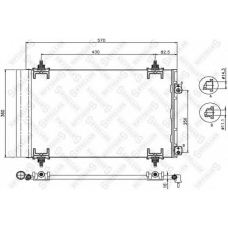 10-45222-SX STELLOX Конденсатор, кондиционер