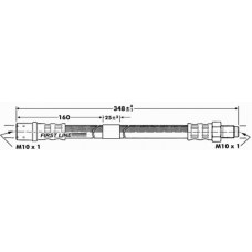 FBH7089 FIRST LINE Тормозной шланг