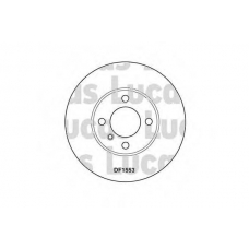 DF1553 TRW Тормозной диск