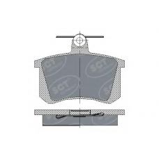 SP 145 SCT Комплект тормозных колодок, дисковый тормоз