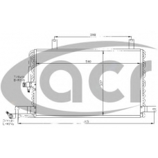 300366 ACR Конденсатор, кондиционер