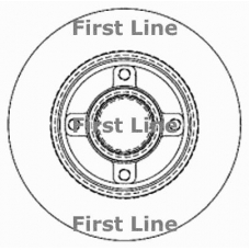 FBD1513 FIRST LINE Тормозной диск