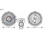 MSC415 AVA Сцепление, вентилятор радиатора