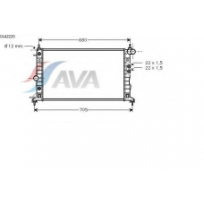 OLA2220 AVA Радиатор, охлаждение двигателя