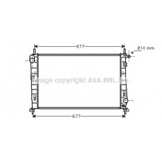 FDA2185 AVA Радиатор, охлаждение двигателя