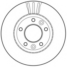 562791BC BENDIX Тормозной диск